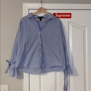 Light blue blouse